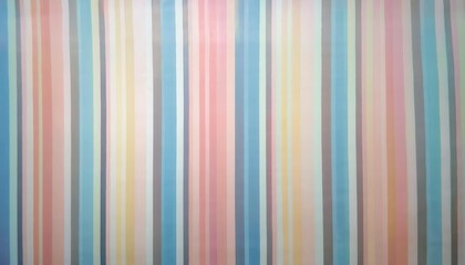Poster - soft pastel vertical stripe pattern for fabric, wall decor, or wrapping paper with a minimal retro aesthetic touch

