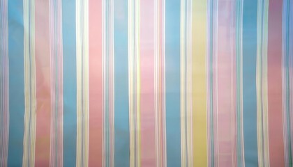 Poster - soft pastel vertical stripe pattern for fabric, wall decor, or wrapping paper with a minimal retro aesthetic touch

