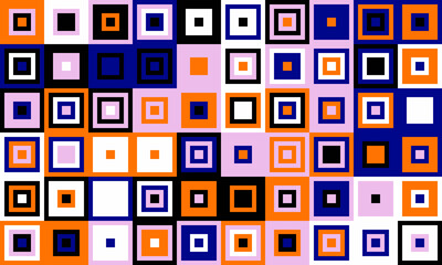 Fototapete - Abstract cube mosaic with structured colors and elegant simplicity. Ideal for textiles, creative prints, and decorative backgrounds.