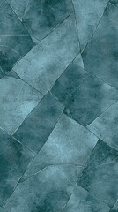 Wall Mural - Teal Geometric Stone Texture Background