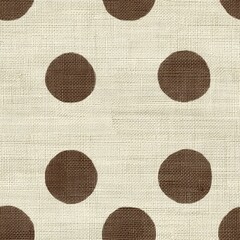 Poster - Brown and Beige Polka Dot Fabric Texture with Fine Detailing Ideal for Home Decor, Fashion Design, and Creative Projects