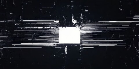 Poster -  Glitch effect overlays, digital distortion textures,glitch transition with distorted effect