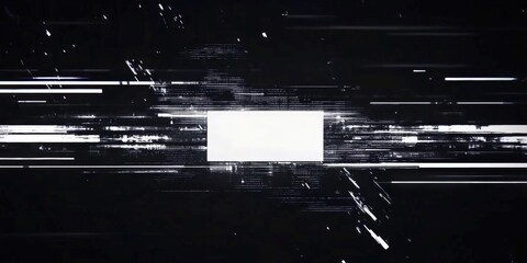 Poster -  Glitch effect overlays, digital distortion textures,glitch transition with distorted effect
