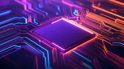 Wall Mural - abstract geometric gradient glowing texture 3d rendering, creative 3d pattern wallpaper illustration
