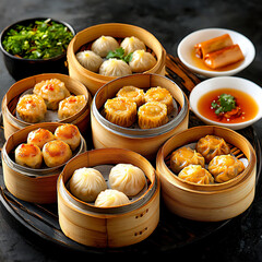 Canvas Print -  flavorful chinese dim sum