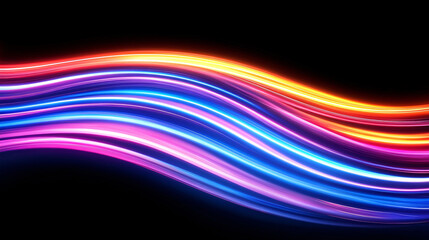 Wall Mural - future dynamic motion technology, colorful glowing speed abstract technology background