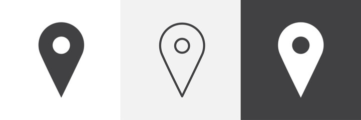 Aufkleber - map marker vector icons collection graphic designs for ui designs