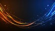 © Hospital man - Dynamic color waves illustrating energy flow abstract design digital art vibrant environment artistic viewpoint modern concept