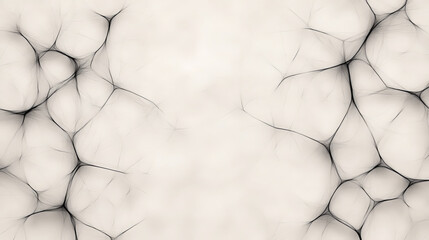 Poster - abstract grey background featuring network of delicate lines and shapes, creating sense of depth and complexity. This design evokes feeling of interconnectedness and modernity