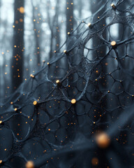 Poster - Molecular visualization of carbon nanotubes in dark forest