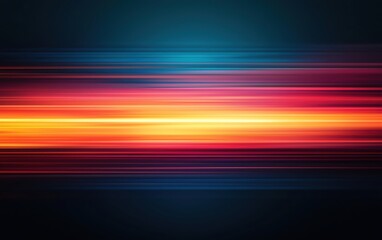 Aufkleber - Abstract colorful lines design creating vibrant motion and energy effect.