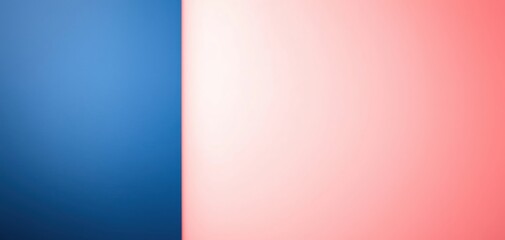Poster - Abstract gradient design featuring blue and pink colors for modern backgrounds.