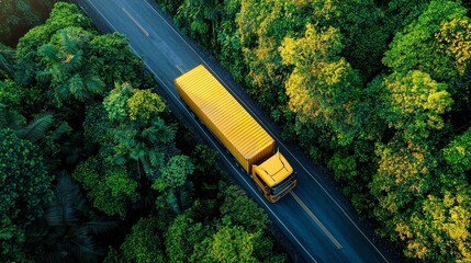Poster - Blockchain green logistics solution enhancing sustainability, reducing carbon footprint, efficient supply chain management, innovative technology for eco-friendly practices