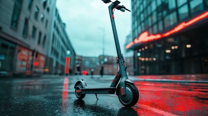 Poster - Urban Micro-Mobility Solutions, exploring the integration of electric bikes and scooters for sustainable transportation in city environments, enhancing accessibility and convenience