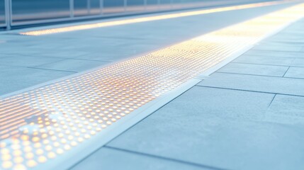 Poster - Solar-Powered Pedestrian Pathways, innovative eco-friendly designs enhancing urban mobility, promoting sustainability, integrating renewable energy for cleaner city environments