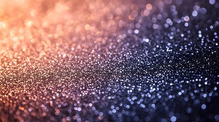 A vibrant abstract background featuring glittering particles, bokeh light effects, and warm hues creating a dreamy and elegant appearance.