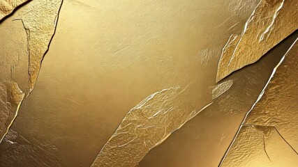Poster - Intricate golden texture displays layers and patterns, highlighting elegance in design and art