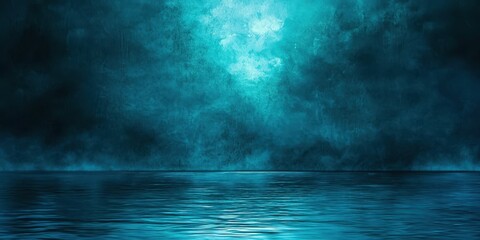 Wall Mural - Blue sky with a body of water