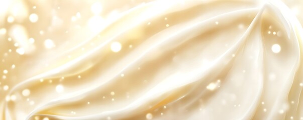 Aufkleber - Elegant and luxurious fabric texture with soft flowing curves and gentle shimmering lighting  A tranquil and serene background evoking a sense of refinement sophistication and sensuality