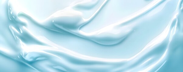 Fototapete - Mesmerizing Aqua Satin Waves   Ethereal Fluid Motion Backdrop for Premium Product Images Fashion Editorials Luxury Branding and Creative Digital Art