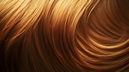 Leinwandbilder - Mesmerizing waves of warm golden amber and copper tones swirl and curl in an abstract digital texture  The fluid motion and interlocking patterns create a stunning modern and elegant design