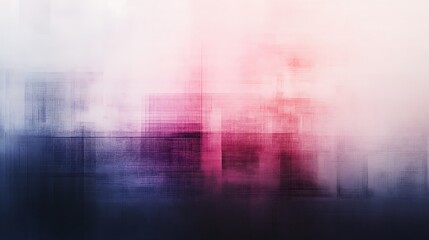 Fototapete - A soft, abstract blend of pink and purple hues, creating a dreamy, ethereal atmosphere with blurred shapes and textures.
