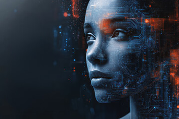 Poster - Exploring the intersection of technology and human expression through digital art