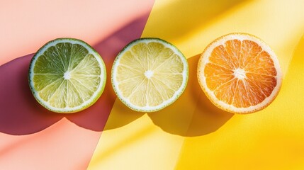 Poster - Colorful gradient with bright yellows blending into warm oranges, creating a cheerful, modern aesthetic.