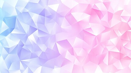 Poster - Minimalist geometric pattern with sharp triangles in pastel colors, creating a clean, elegant background