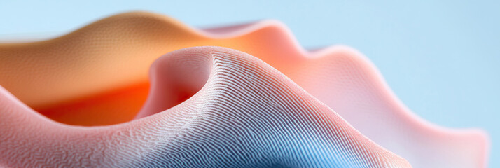 Aufkleber - abstract pastel forms with linear texture