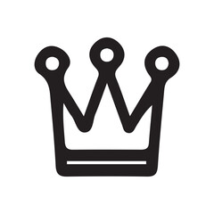 Crown king mega icon.Crown icons . Simple crown symbol collection. Royal crown black silhouettes. Vector illustration eps 10