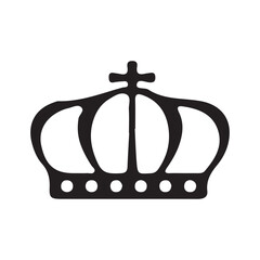 crown icon vector illustration. Crown symbols. Set of black crown icons. Black crown sign collection. Vector eps 10