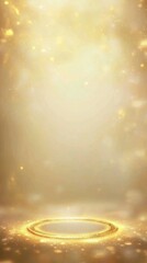 Poster - Golden light burst abstract background digital art ethereal environment centered view illumination concept