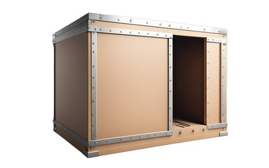 Aufkleber - A lightweight parkour training vault box, isolated on a empty plain background
