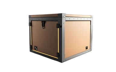 Aufkleber - A lightweight parkour training vault box, isolated on a empty plain background