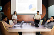 © ADDICTIVE STOCK - Team Presenting in Modern Office Meeting with Technology