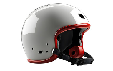 Leinwandbilder - A professional roller derby helmet with padding, isolated on a empty plain background