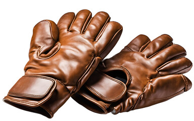 Aufkleber - A set of sturdy tug-of-war gloves with extra grip, isolated on a empty plain background