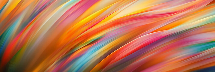 Fototapete - Streaks of vibrant light create a dynamic sense of speed and movement in a bright backdrop
