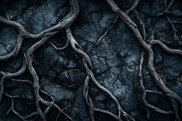 Poster - generative ai made image of an abstract creative wallpaper with tree roof