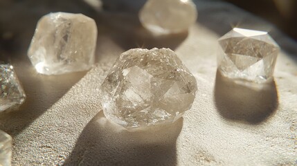 Poster - Gemstone collection natural light indoor close-up nature's beauty