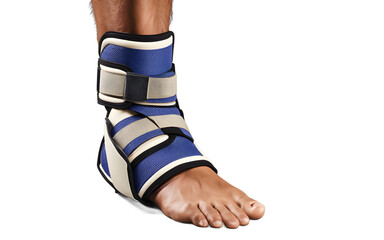Leinwandbilder - A traditional kabaddi ankle support brace, isolated on a empty plain background