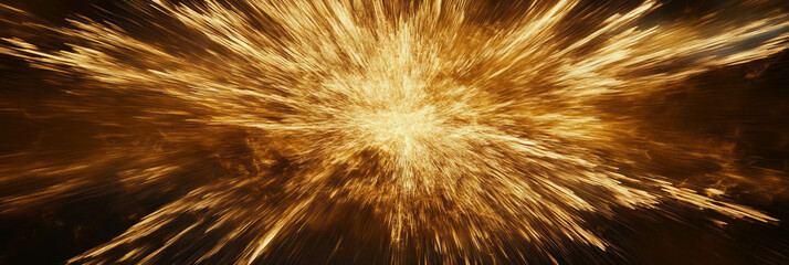 Poster - Explosive starburst patterns create a striking visual experience with bright, dynamic energy