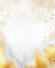 Poster - Artistic explosion of golden colors abstract background digital artwork modern design eye-level view creative concept