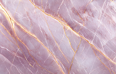 Poster - Luxurious marble texture background with pink and gold veins, creating elegant and sophisticated appearance. Perfect for interior design and artistic projects