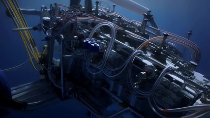 Poster - complex network of pipes, valves, and connectors comprising a subsea manifold control module ensures