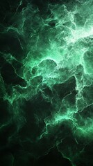 Aufkleber - Abstract green and black textured pattern resembling mystical energy or smoke.