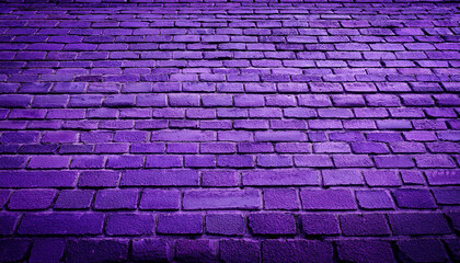 Wall Mural - violet brick wall history