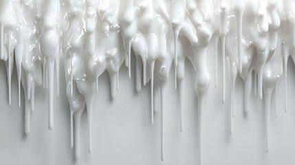 Aufkleber - A white substance that appears to be ice or frost