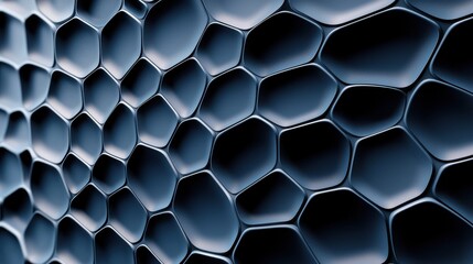 Aufkleber - A close up of a blue and black patterned surface